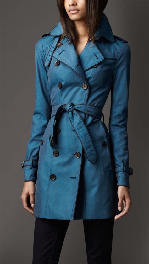 light blue burberry trench coat|burberry trench coat clearance.